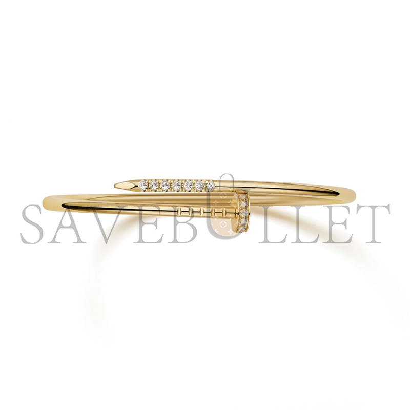 CARTIER JUSTE UN CLOU BRACELET, SMALL MODEL, REVERSE-SET DIAMONDS CRB6091917 CARTIER JUSTE UN CLOU BRACELET, SMALL MODEL, REVERSE-SET DIAMONDS CRB6091917